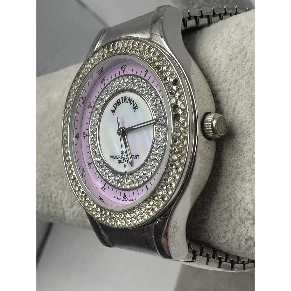 Adrienne Limited Edition Ladies MOP Watch‎ New Battery 36MM 6.25